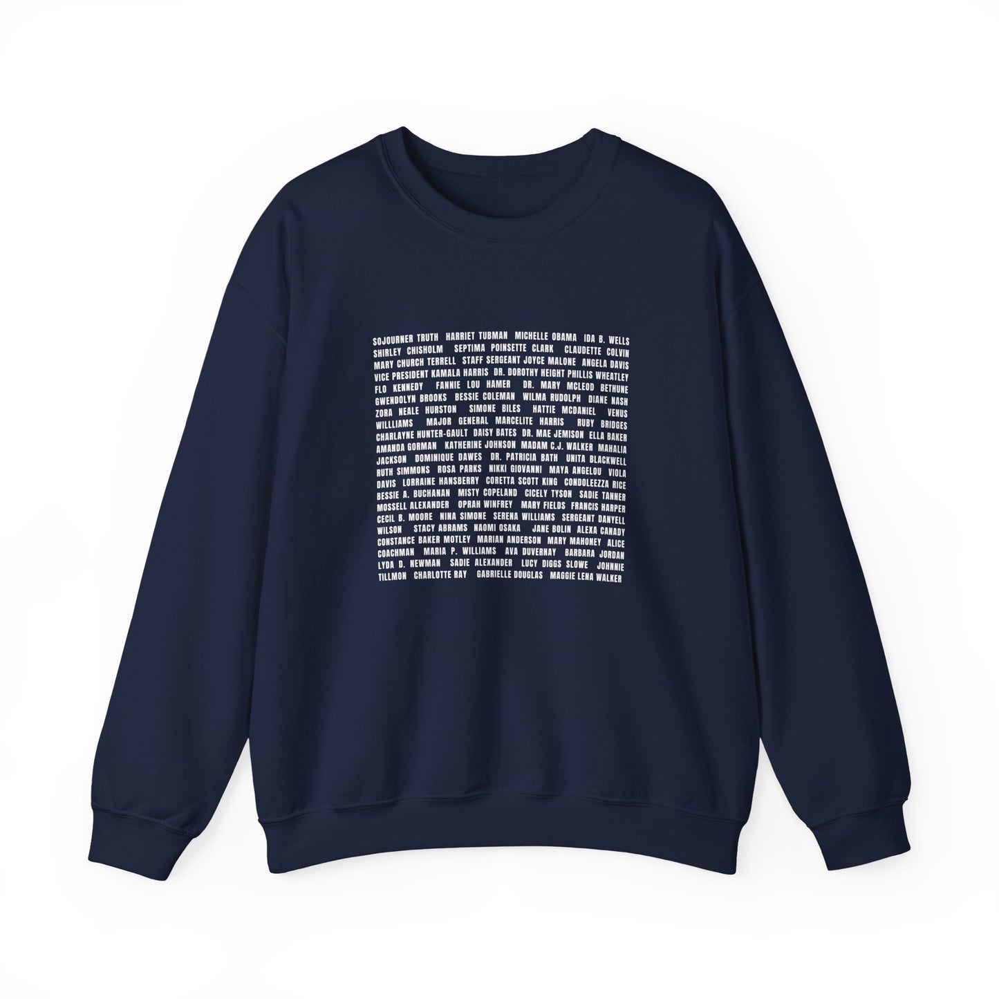 "Revolutionary Black Women" Unisex Heavy Blend™ Crewneck Sweatshirt - Black, Gray, & Navy Blue Available