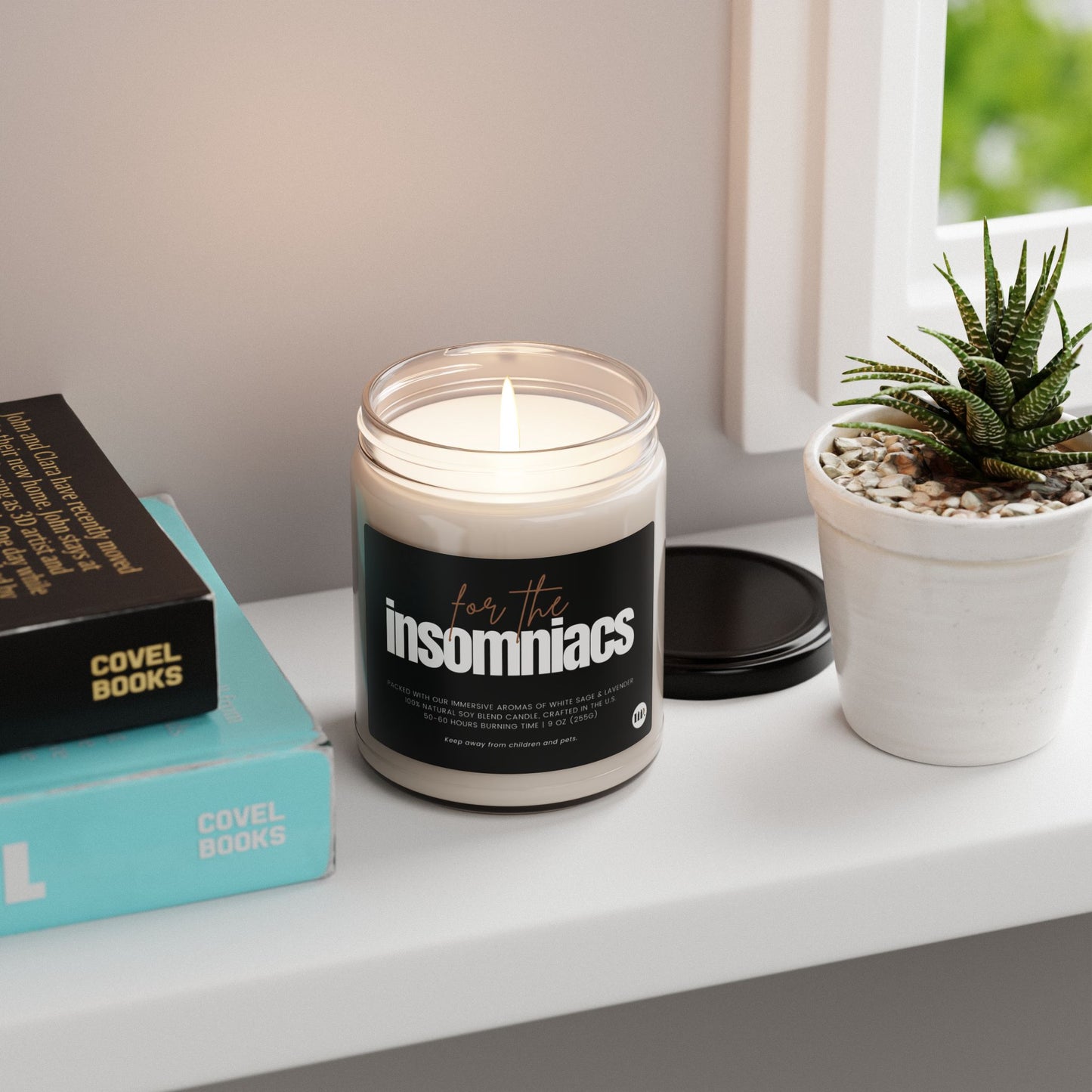 Luxury Aromatic Scented Soy Candle, 9oz (6 scents available)