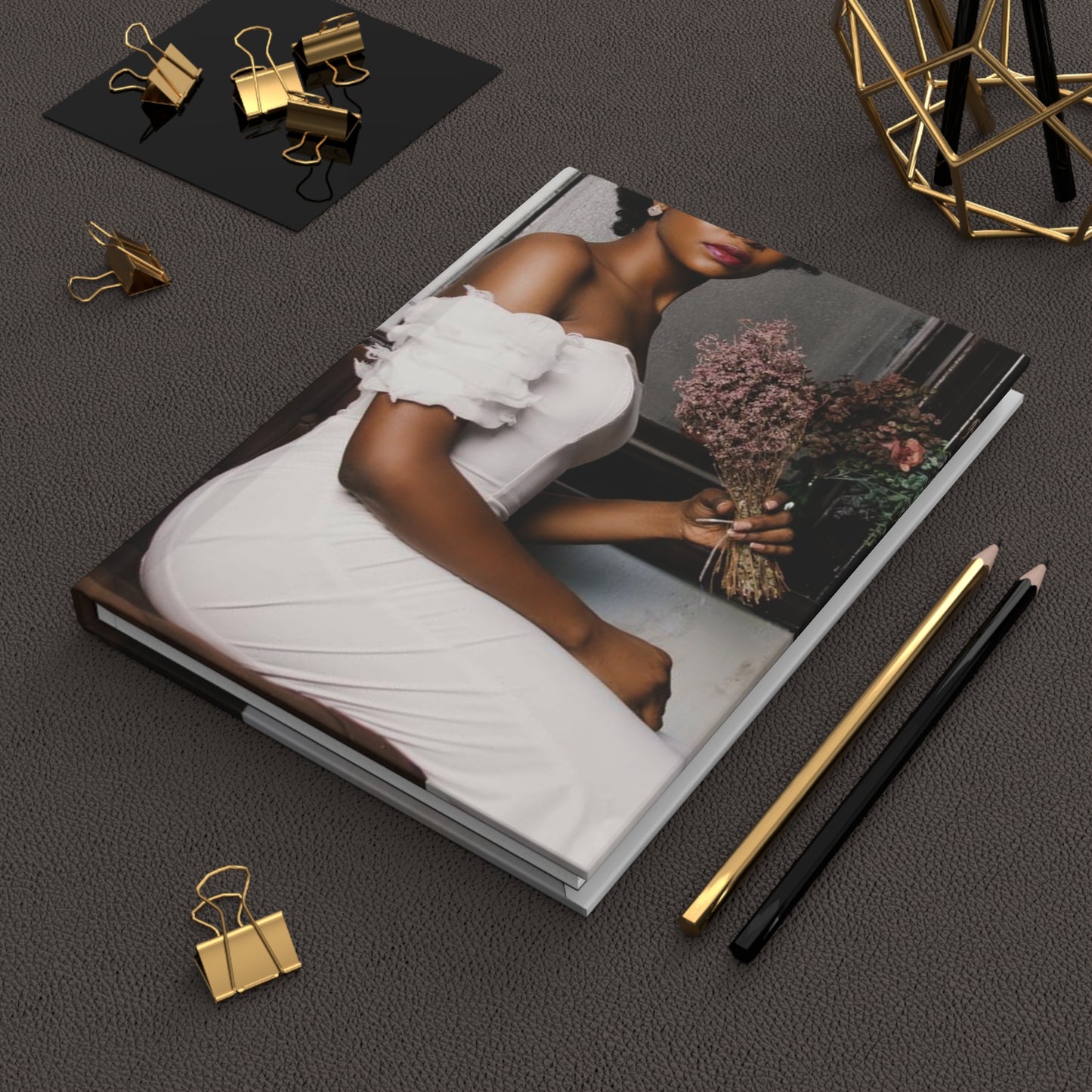 "Vintage Bridal" Velvety Matte Hardcover Journal