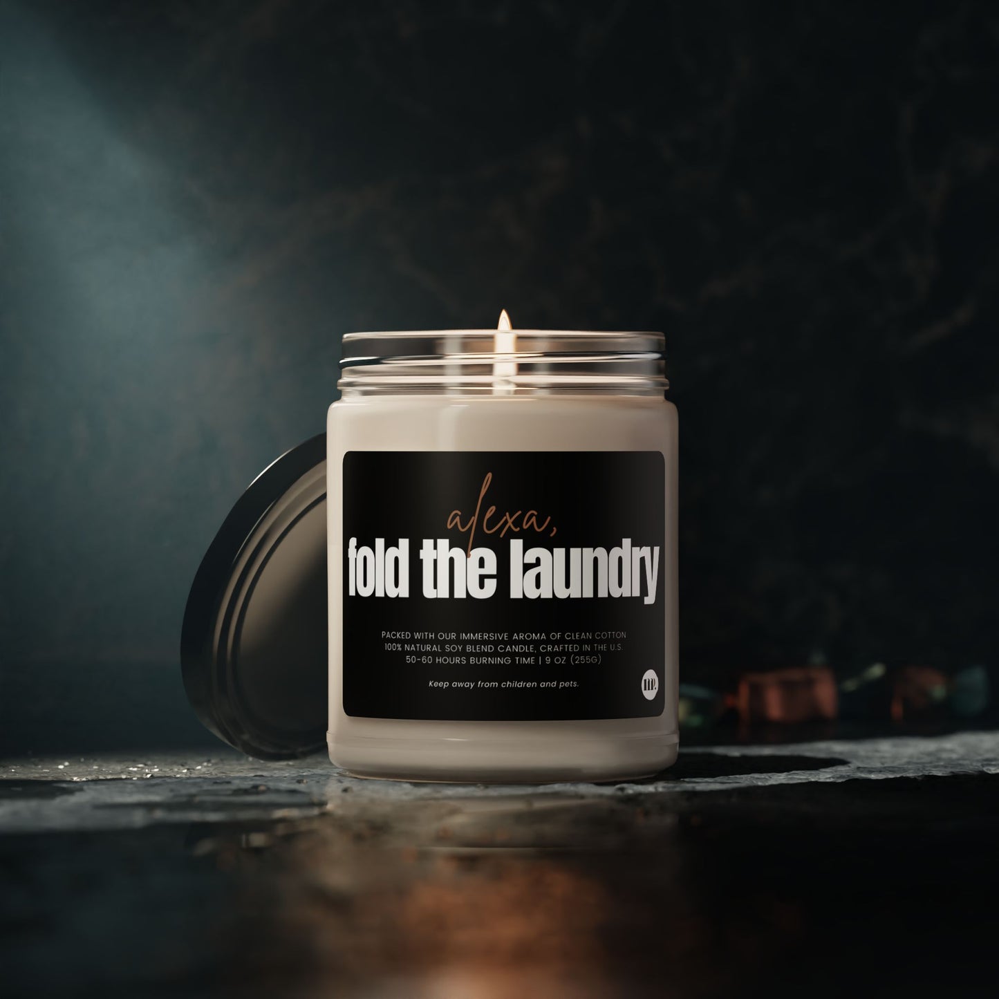 Luxury Aromatic Scented Soy Candle, 9oz (6 scents available)