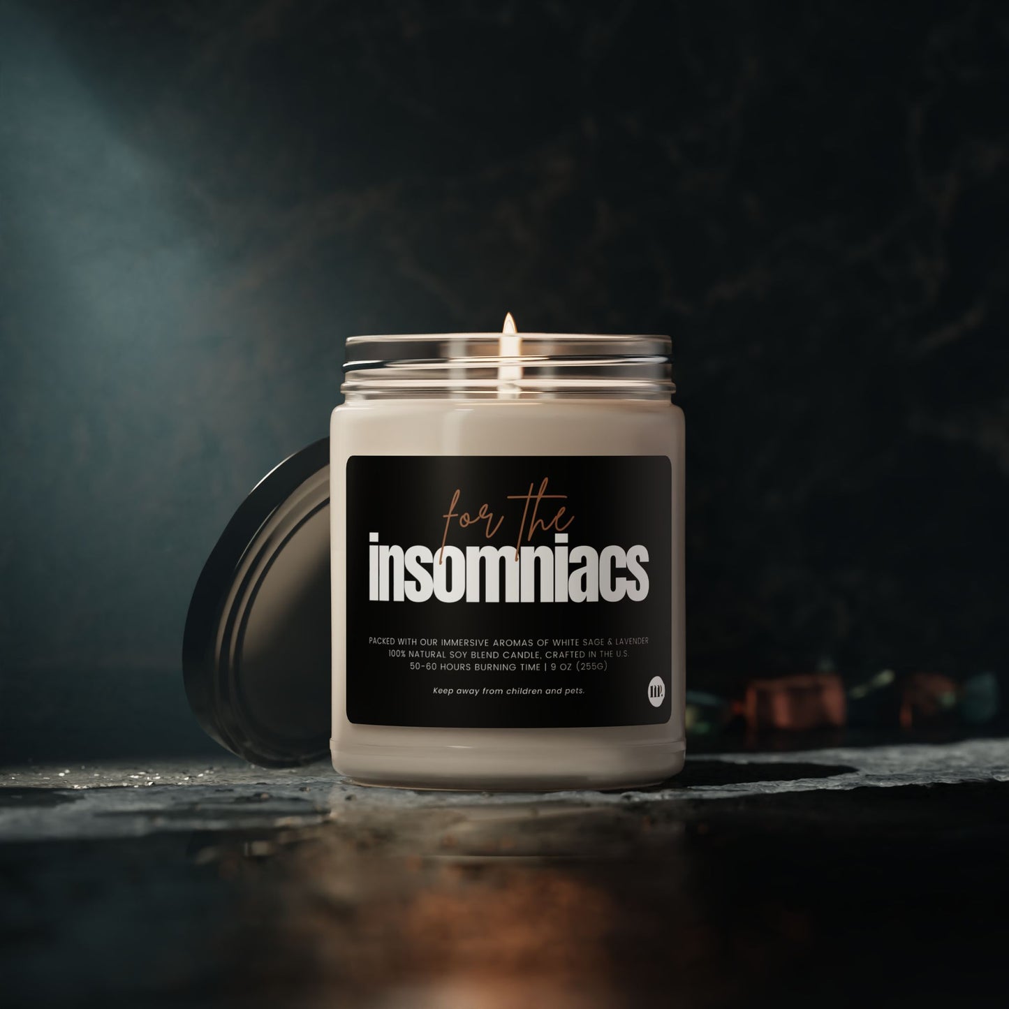 Luxury Aromatic Scented Soy Candle, 9oz (6 scents available)