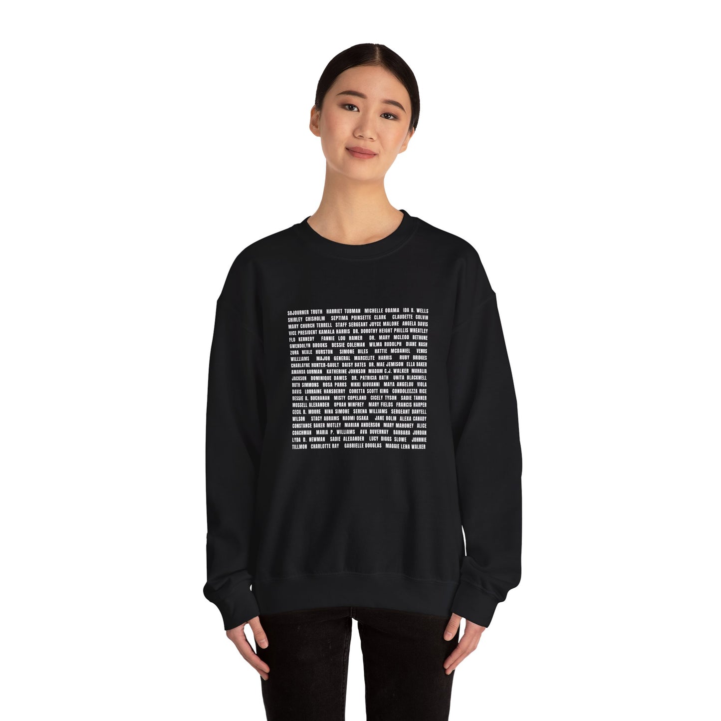 "Revolutionary Black Women" Unisex Heavy Blend™ Crewneck Sweatshirt - Black, Gray, & Navy Blue Available