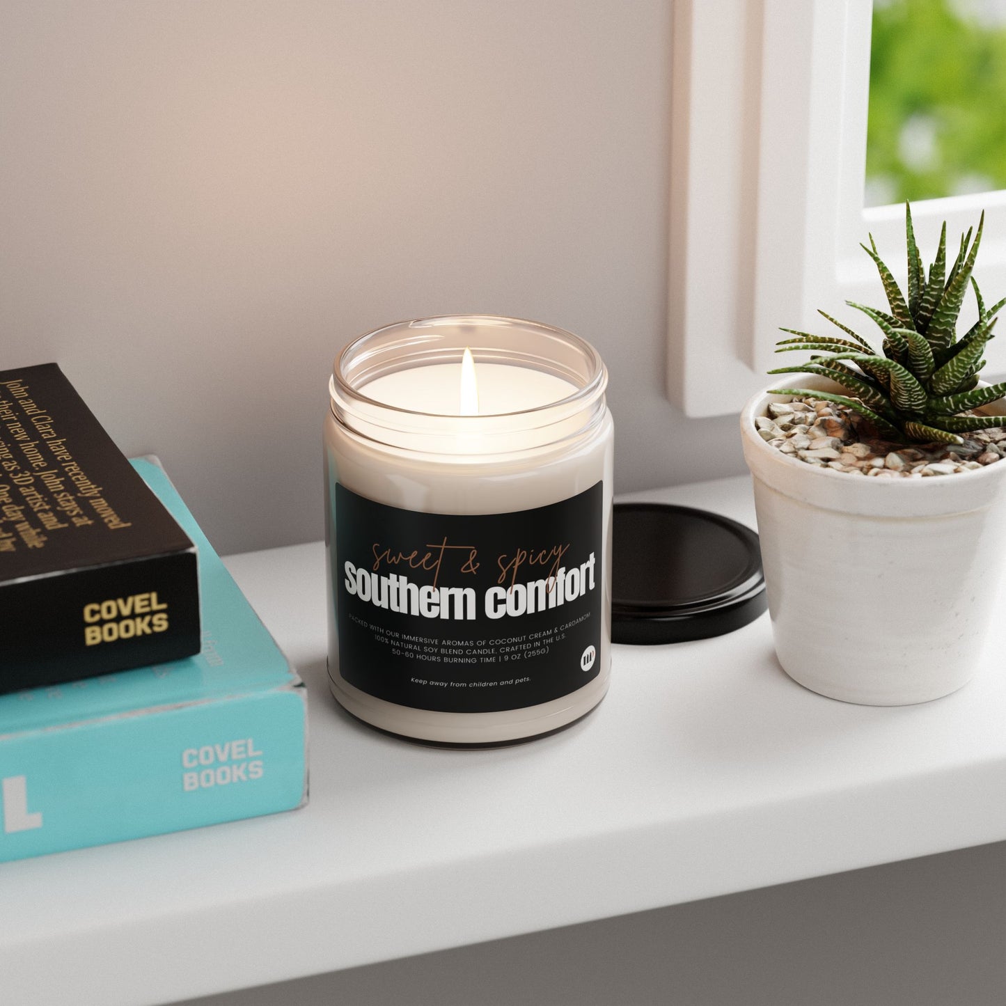 Luxury Aromatic Scented Soy Candle, 9oz (6 scents available)