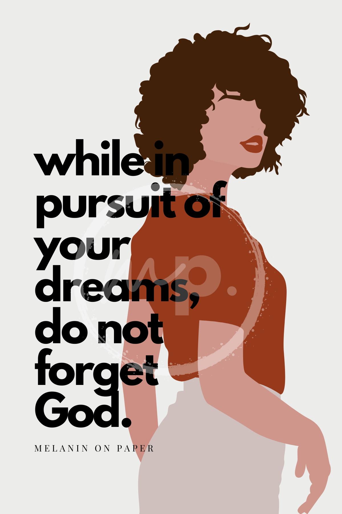 "while in pursuit of your dreams..." Printable Journaling Card - 2 Sizes Available