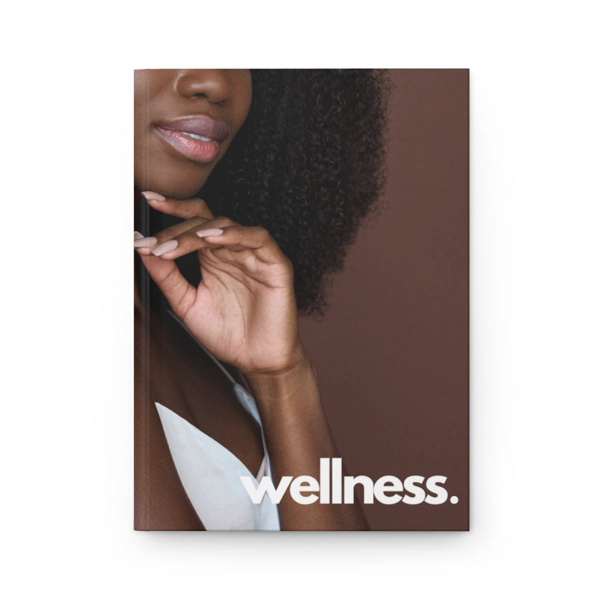 "wellness" Velvety Matte Hardcover Journal