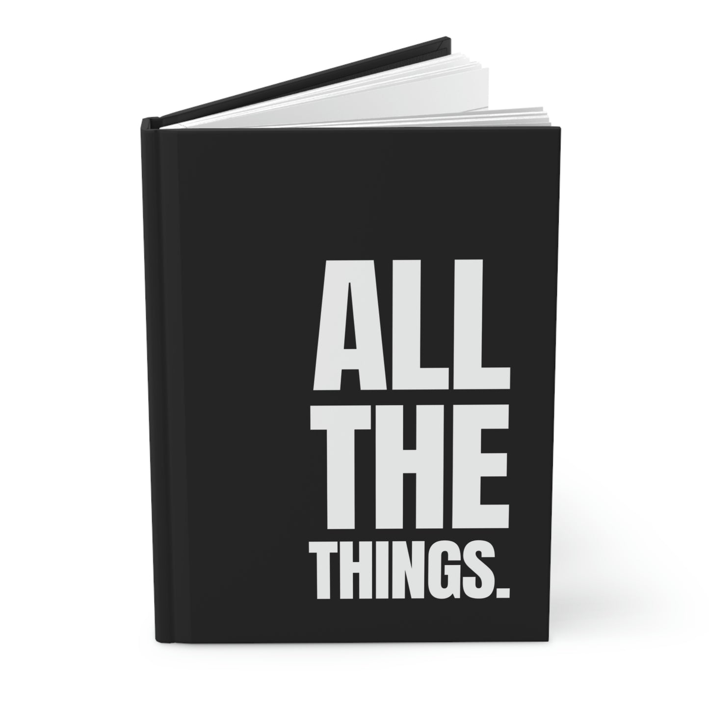 "All the Things" Velvety Matte Hardcover Journal