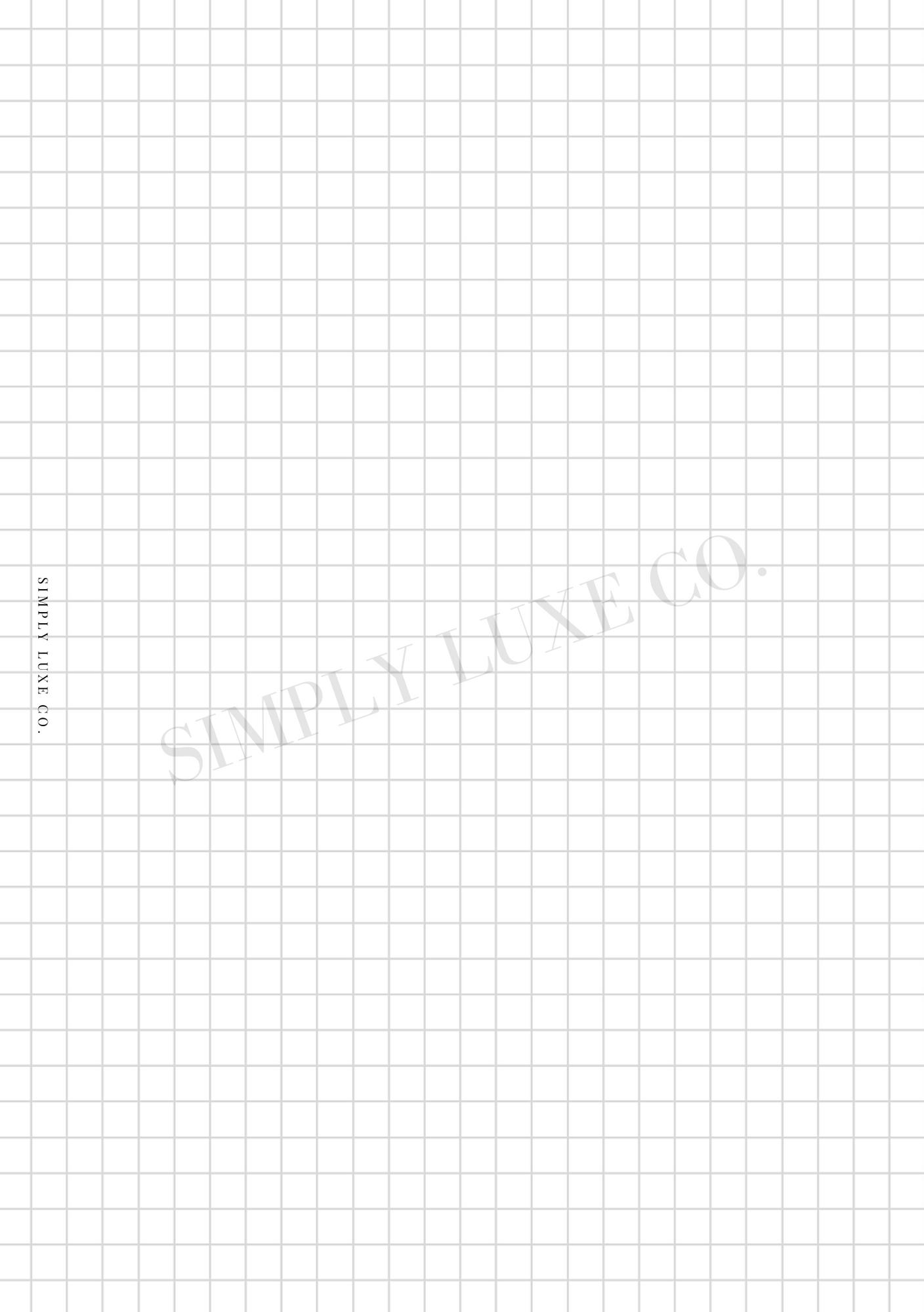 Soft Grid Notes Printable Inserts