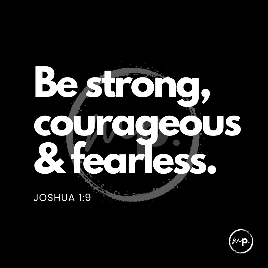 Joshua 1:9 Printable Journaling Card (3x3)