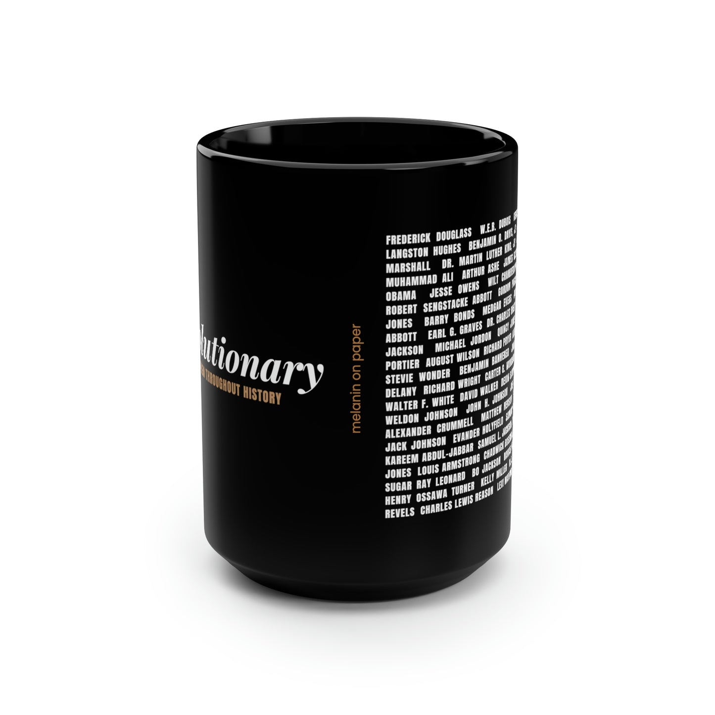 "Revolutionary Black Men" Mug - 15oz Black