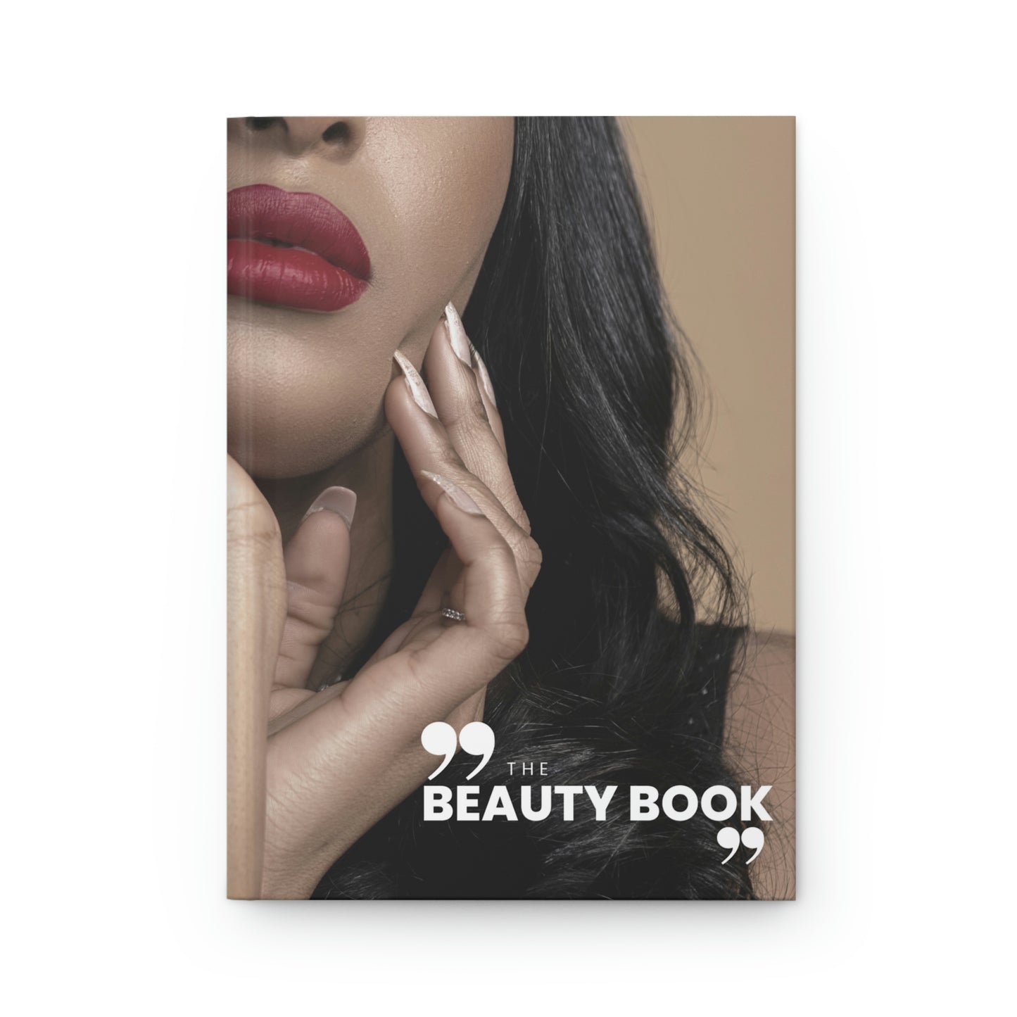 "the beauty book" Velvety Matte Hardcover Journal