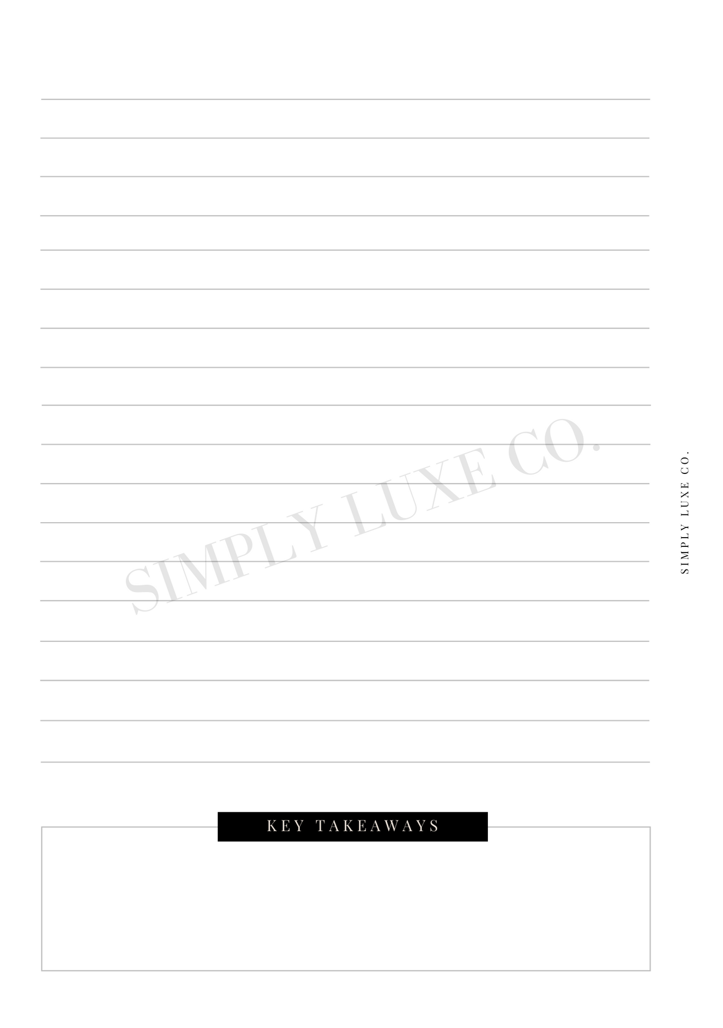 Bible Study Notes Printable Inserts