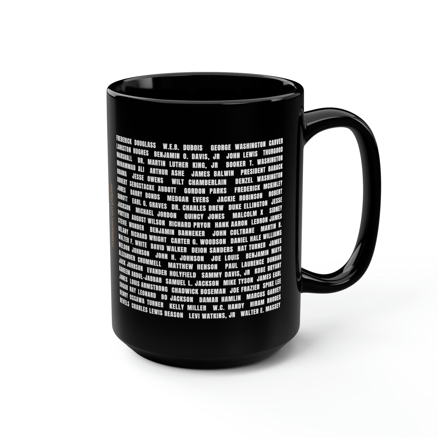 "Revolutionary Black Men" Mug - 15oz Black