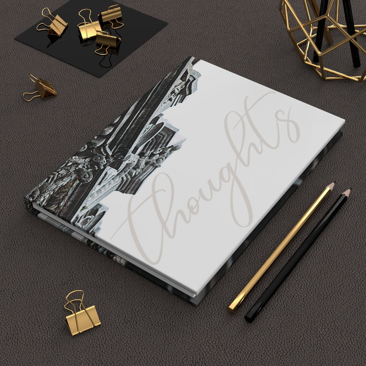 "thoughts" Hardcover Journal Matte