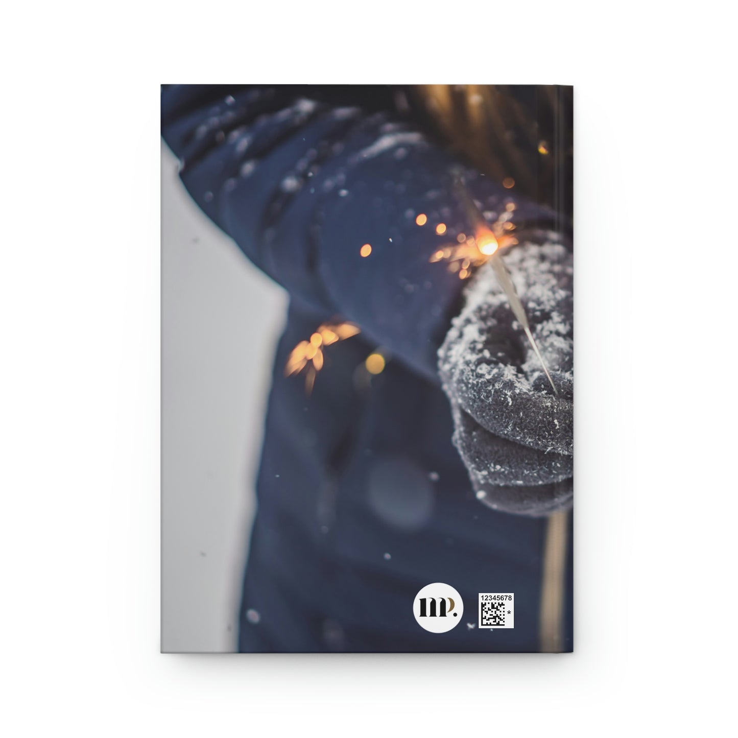 "the new year resolutions" Velvety Matte Hardcover Journal