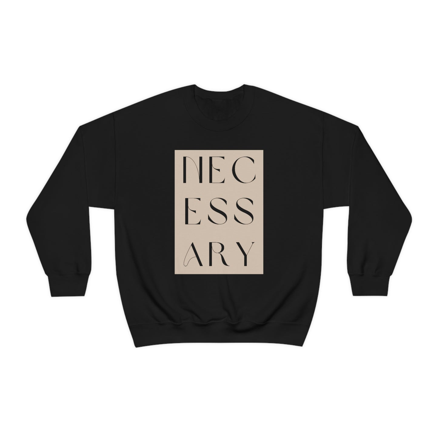 "necessary" Unisex Heavy Blend™ Crewneck Sweatshirt - Nude