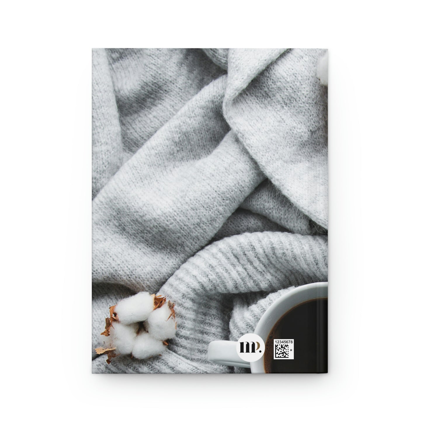"for the holidays" Velvety Matte Hardcover Journal