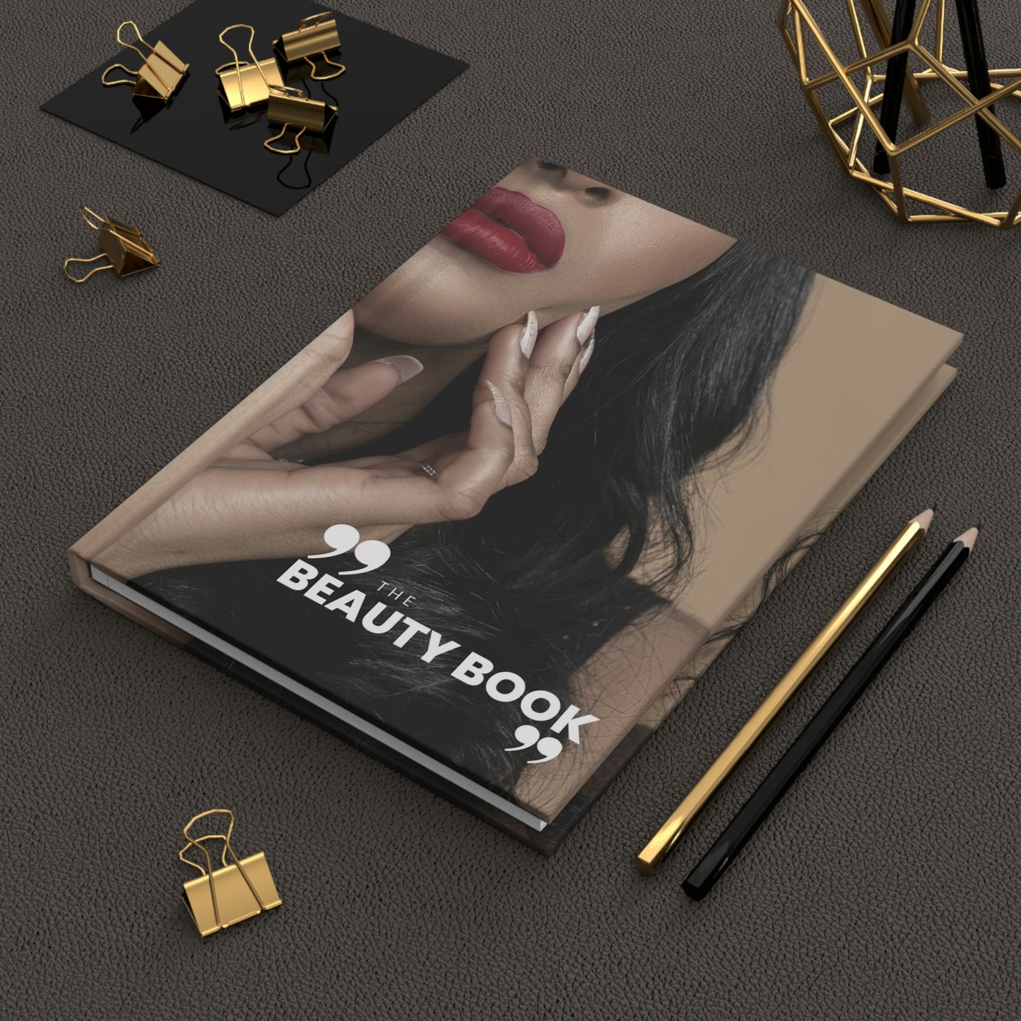 "the beauty book" Velvety Matte Hardcover Journal