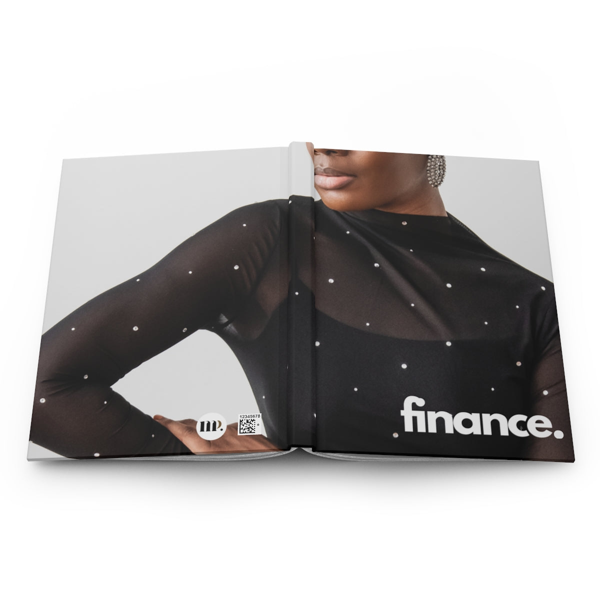 "finance" Velvety Matte Hardcover Journal