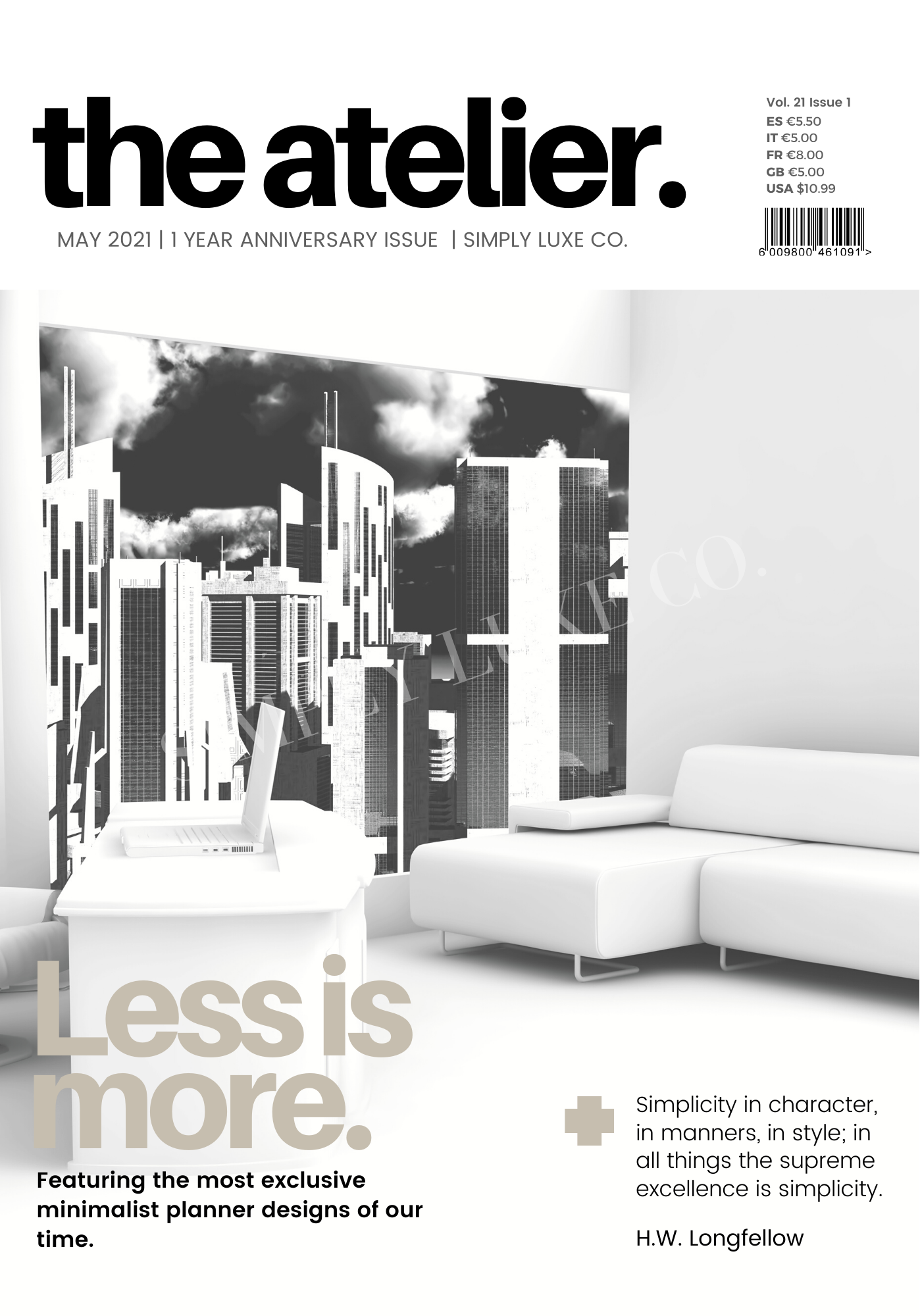 the atelier Editorial Dashboard - Vol. 21 Iss. 1