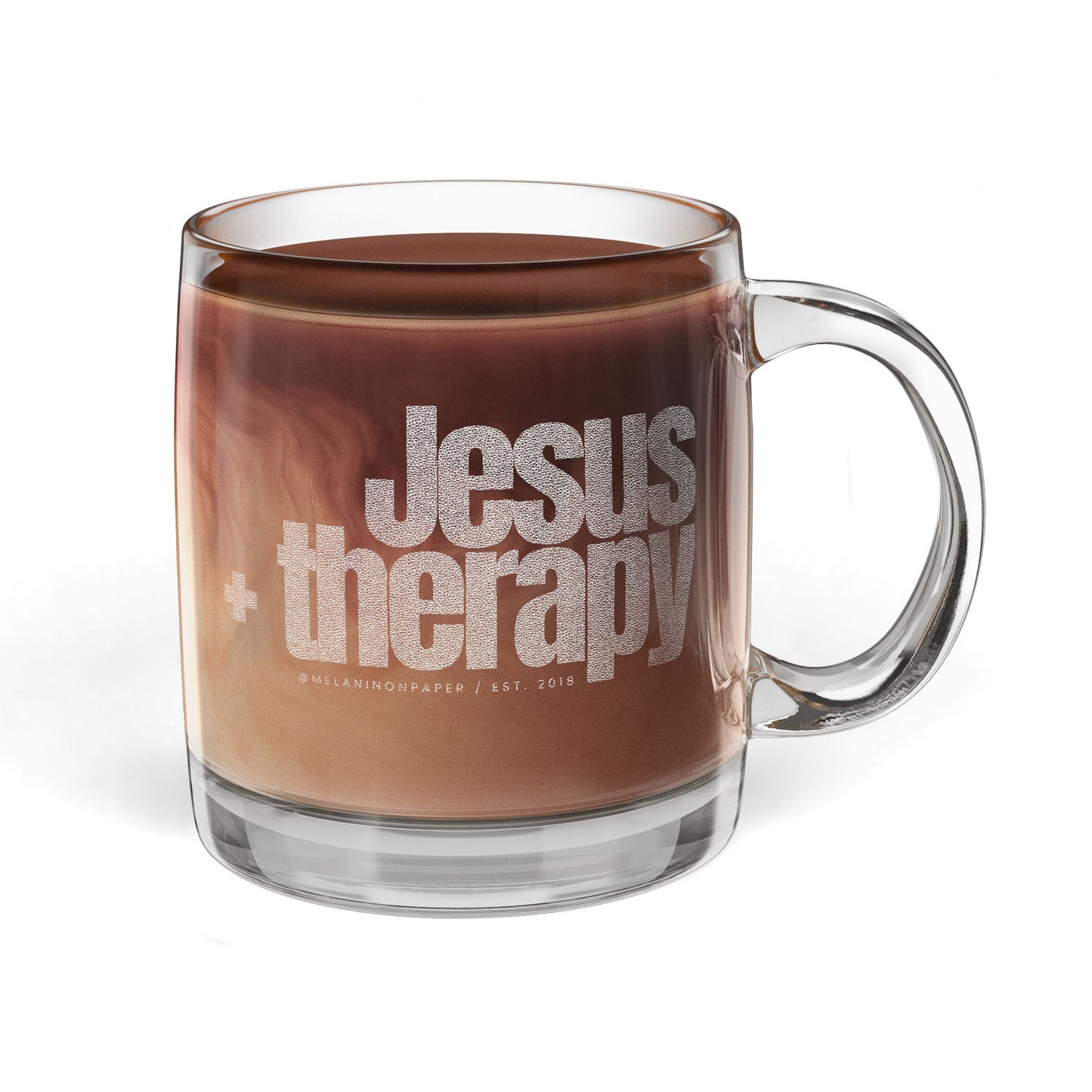 "Jesus + Therapy" Engraved Coffee Mug