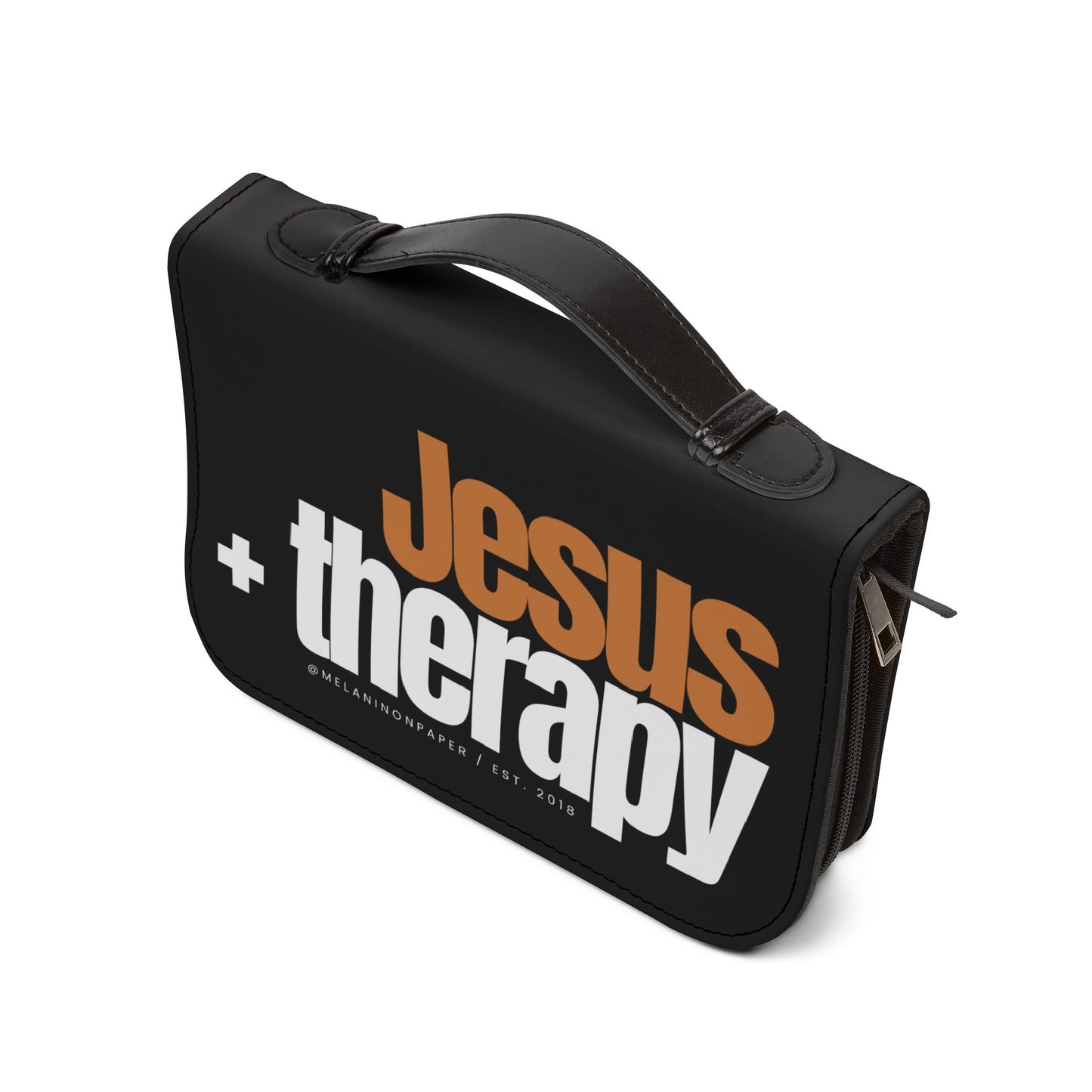"Jesus & Therapy" Luxe Bible Cover - 4 Sizes Available