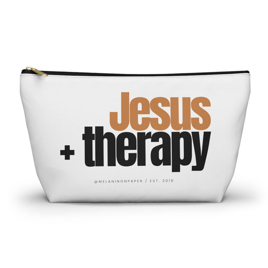 "Jesus + therapy" Accessory Pouch