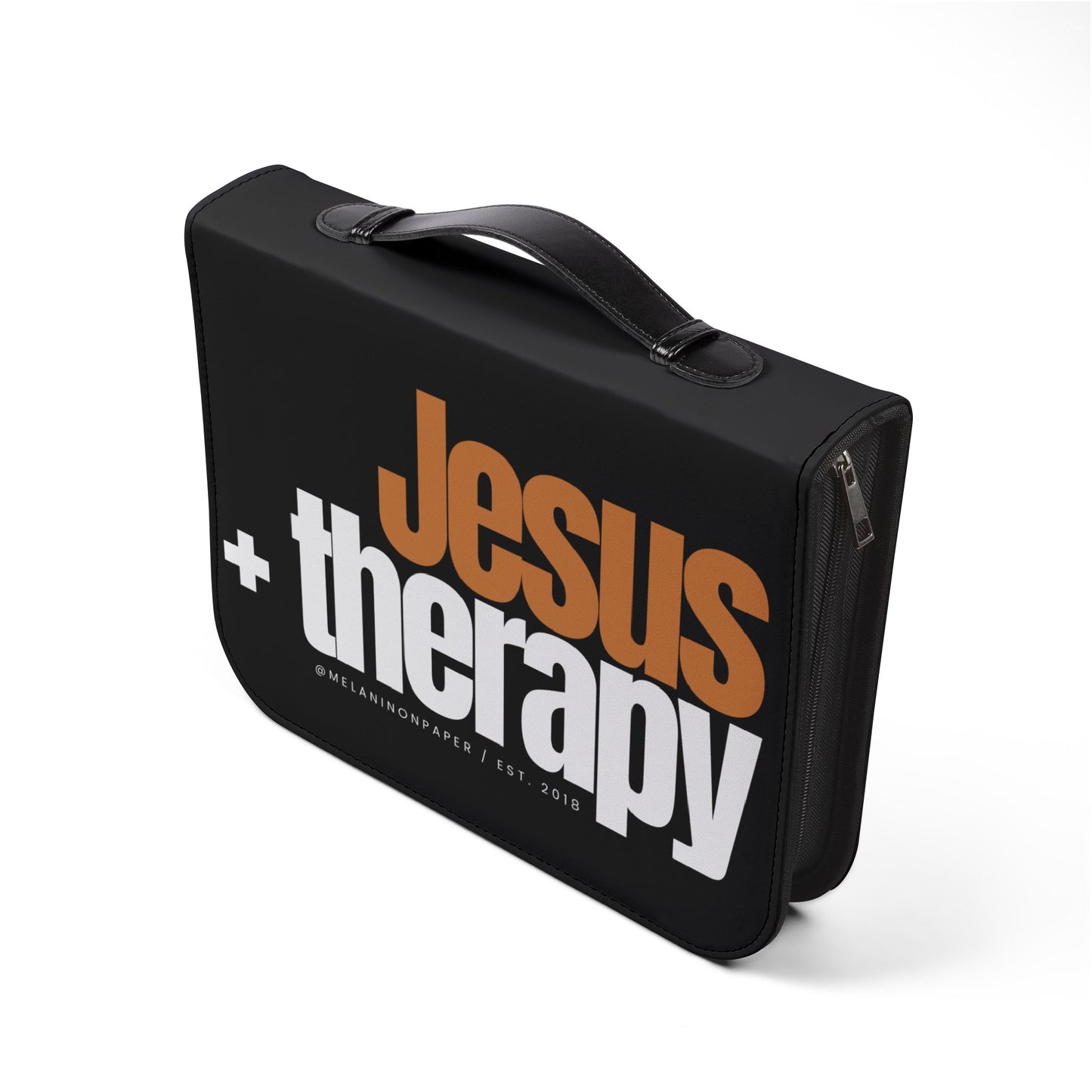 "Jesus & Therapy" Luxe Bible Cover - 4 Sizes Available