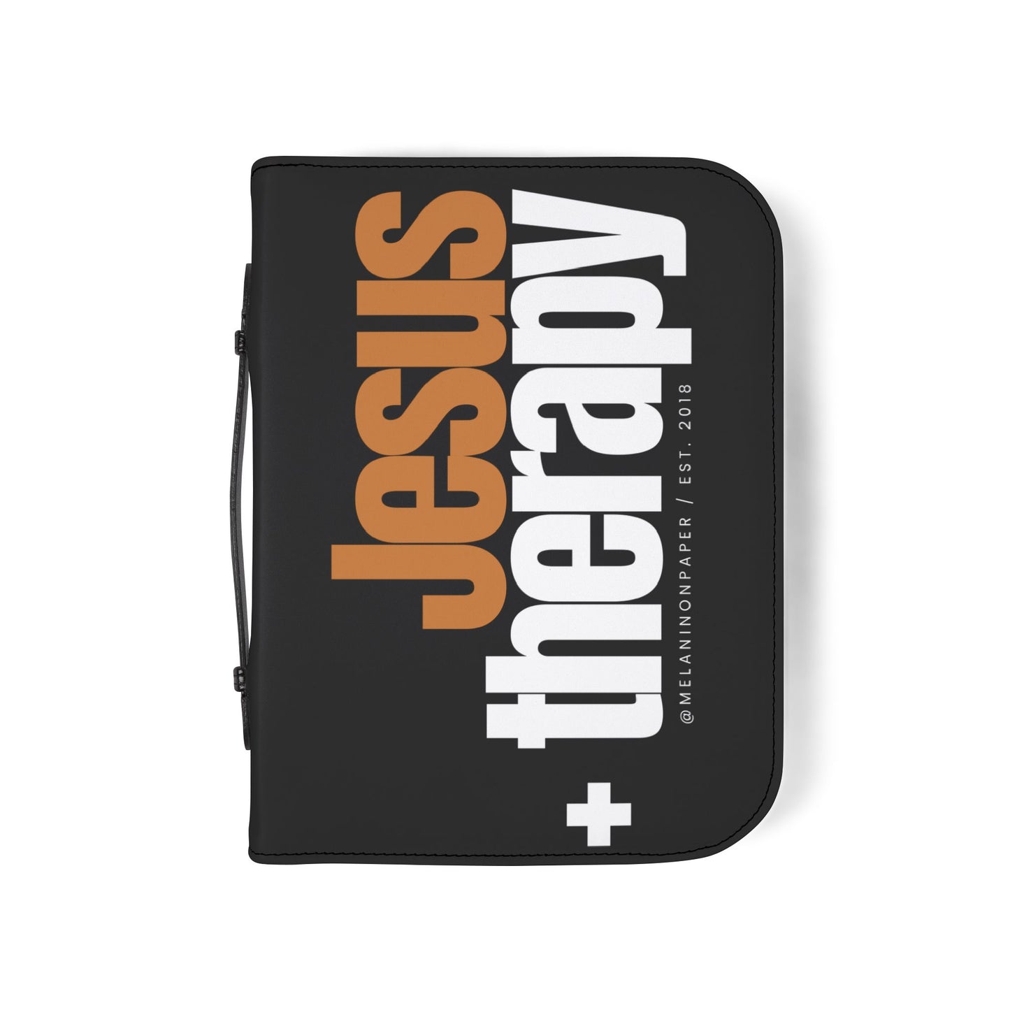 "Jesus & Therapy" Luxe Bible Cover - 4 Sizes Available