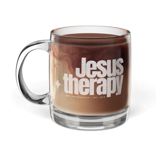"Jesus + Therapy" Engraved Coffee Mug