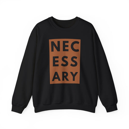 "necessary" Unisex Heavy Blend™ Crewneck Sweatshirt