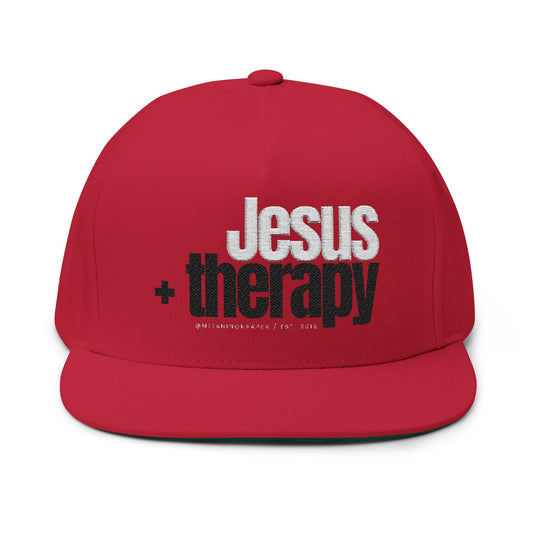 Embroidered Flat Bill Cap - Stylish Faith-Based Headwear, Perfect for Daily Wear, Gifts, Church Events, and More