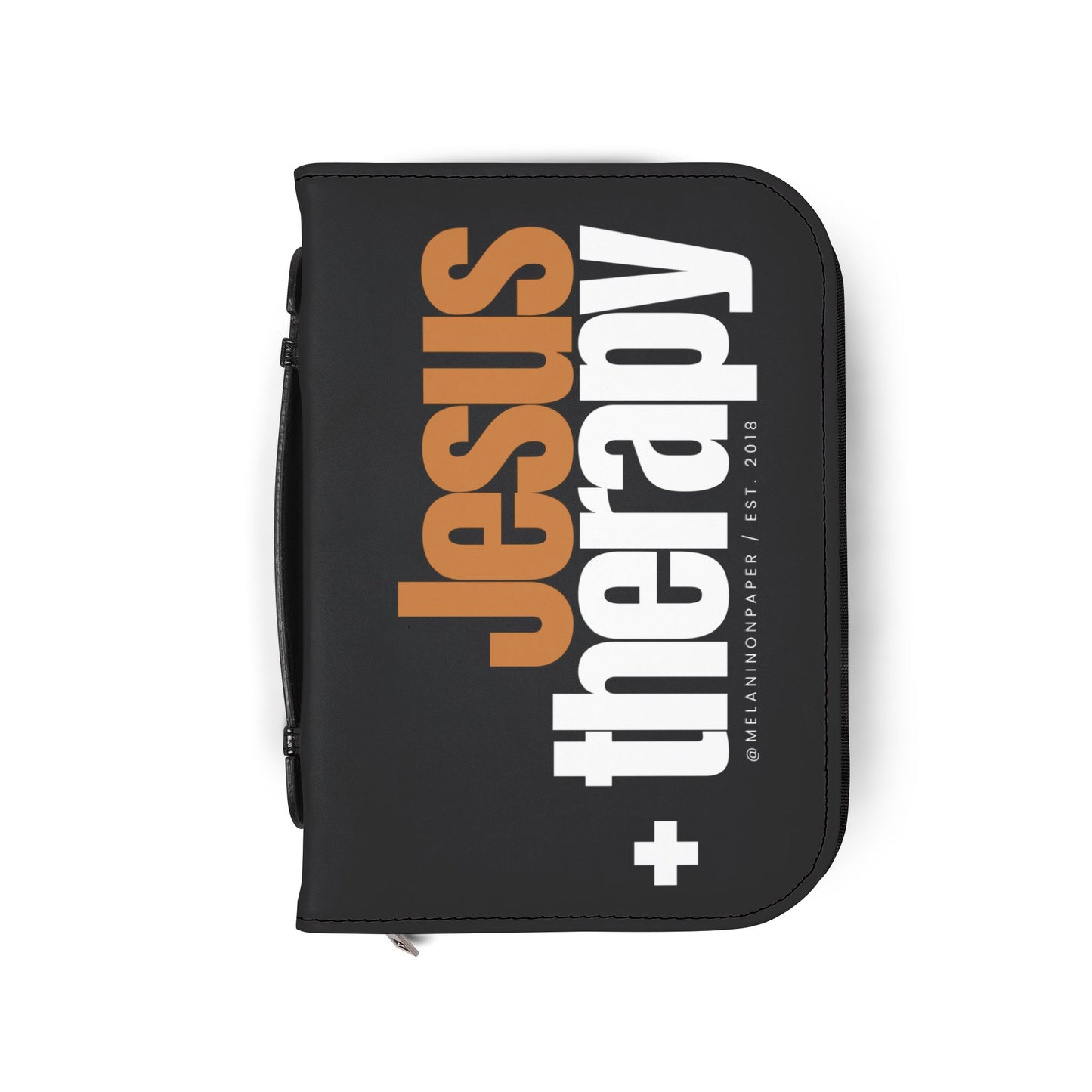 "Jesus & Therapy" Luxe Bible Cover - 4 Sizes Available