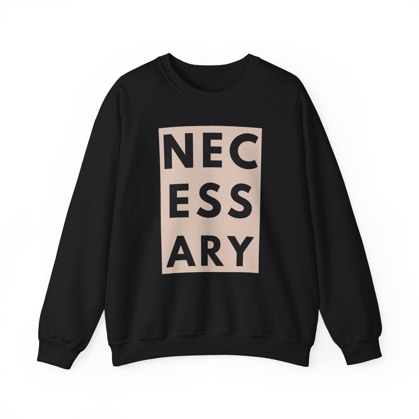 "necessary" Unisex Heavy Blend™ Crewneck Sweatshirt - Nude