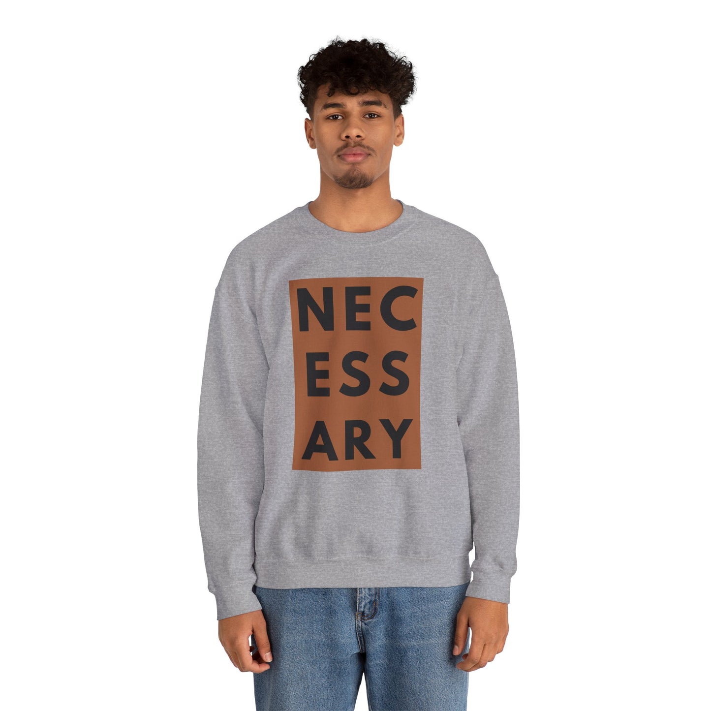 "necessary" Unisex Heavy Blend™ Crewneck Sweatshirt