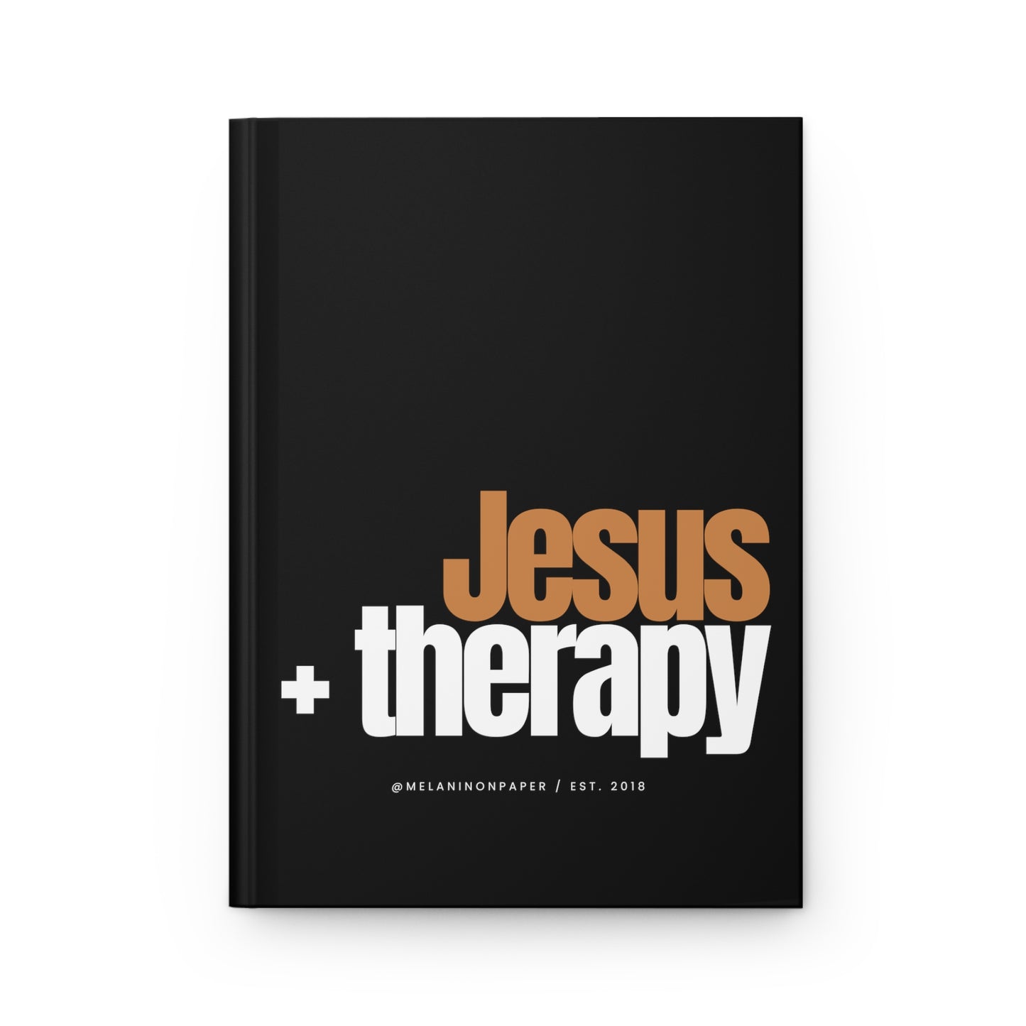"Jesus + therapy" Velvety Matte Hardcover Journal