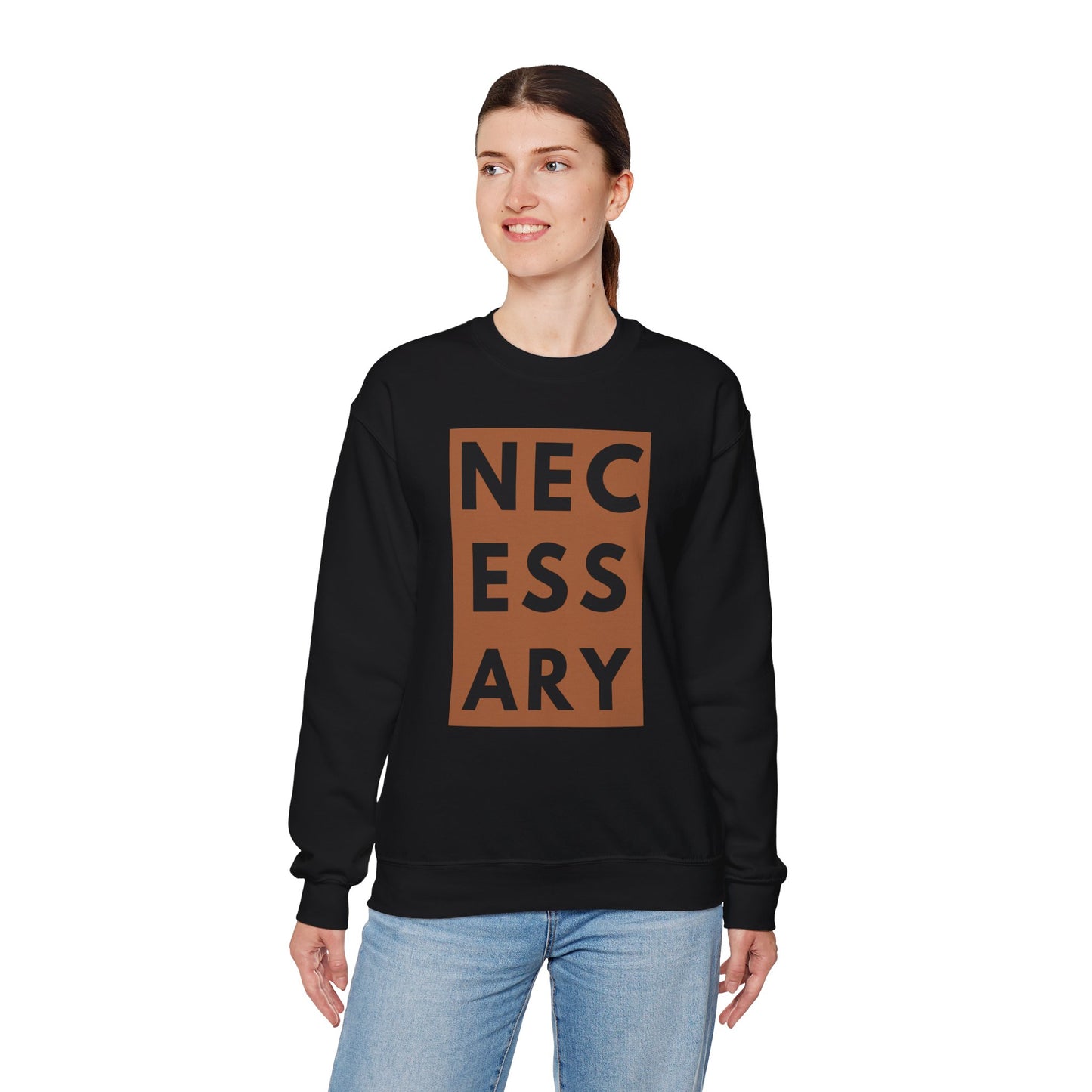 "necessary" Unisex Heavy Blend™ Crewneck Sweatshirt