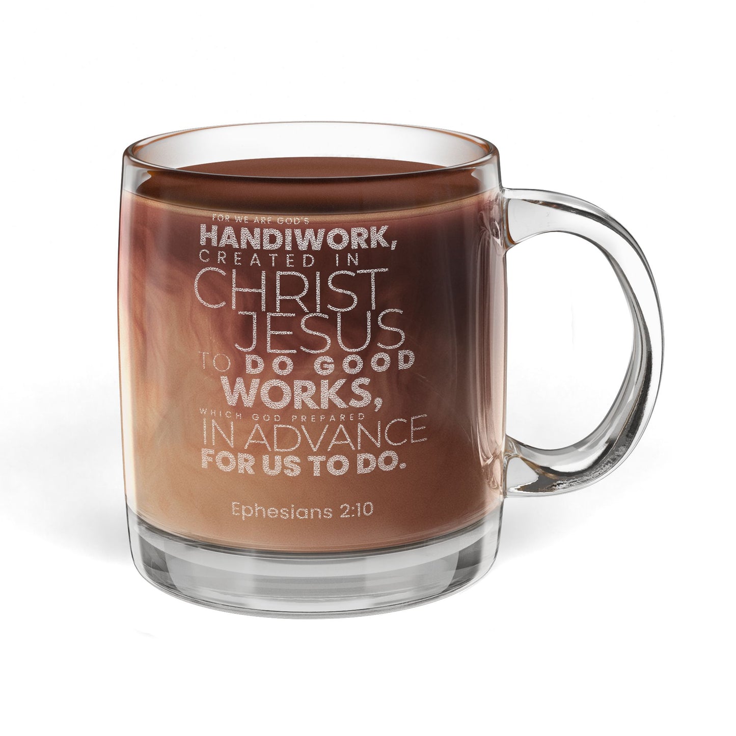 "Ephesians 2:10" Engraved Coffee Mug