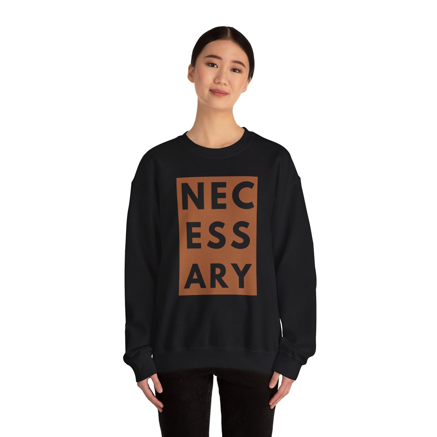 "necessary" Unisex Heavy Blend™ Crewneck Sweatshirt