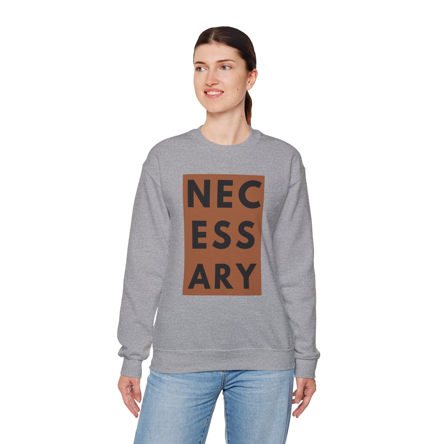 "necessary" Unisex Heavy Blend™ Crewneck Sweatshirt