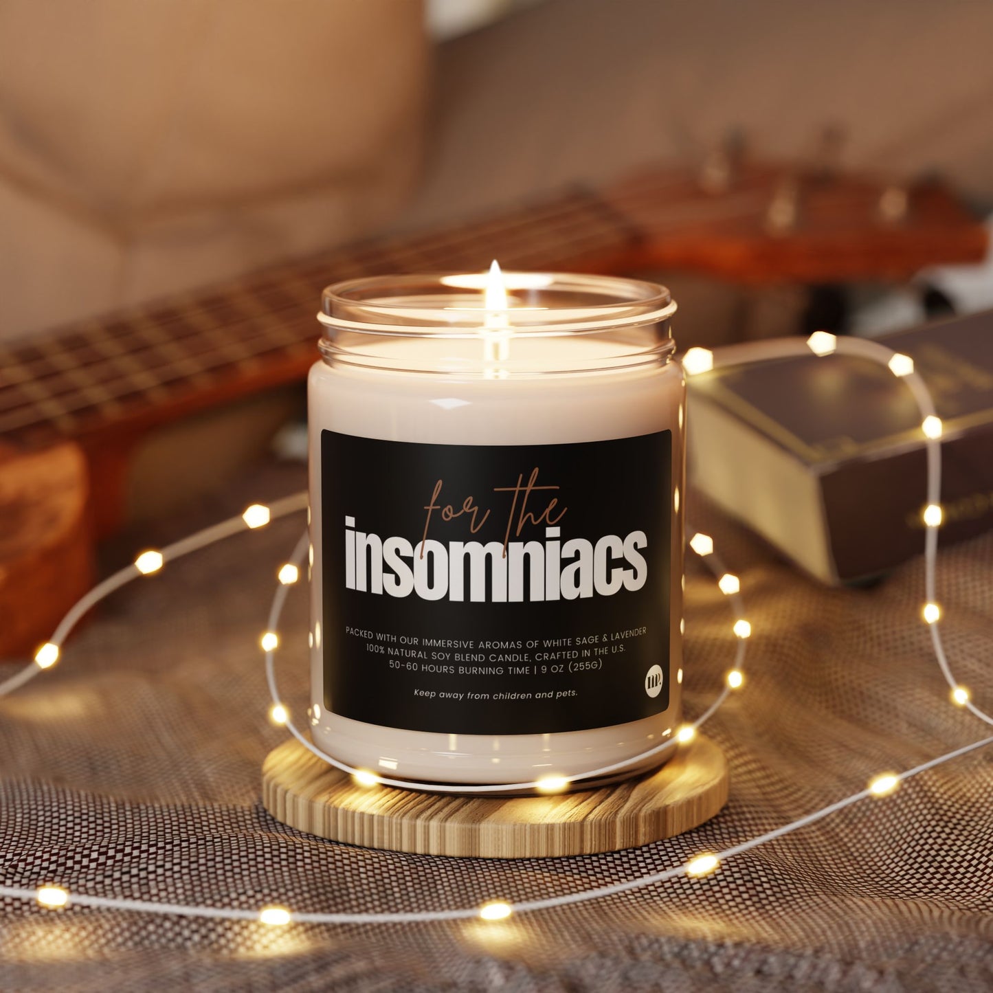 Luxury Aromatic Scented Soy Candle, 9oz (6 scents available)