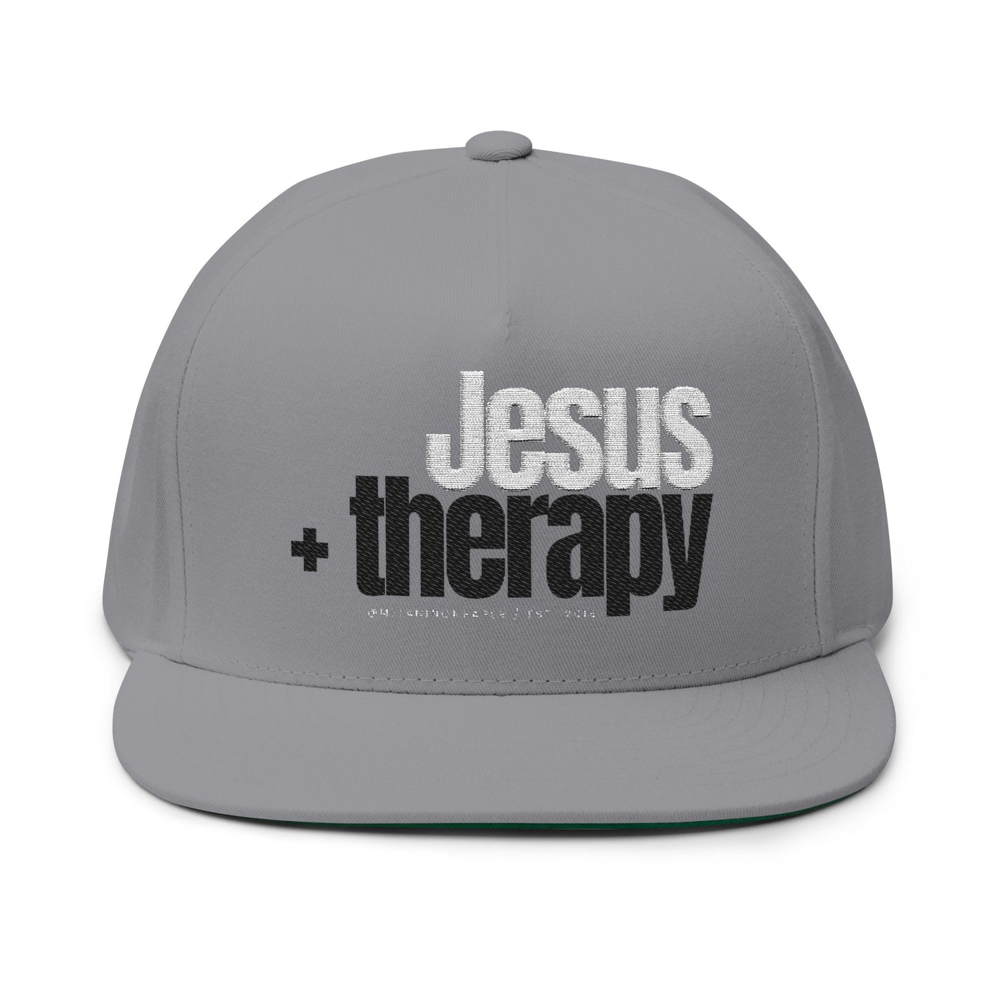 Embroidered Flat Bill Cap - Stylish Faith-Based Headwear, Perfect for Daily Wear, Gifts, Church Events, and More