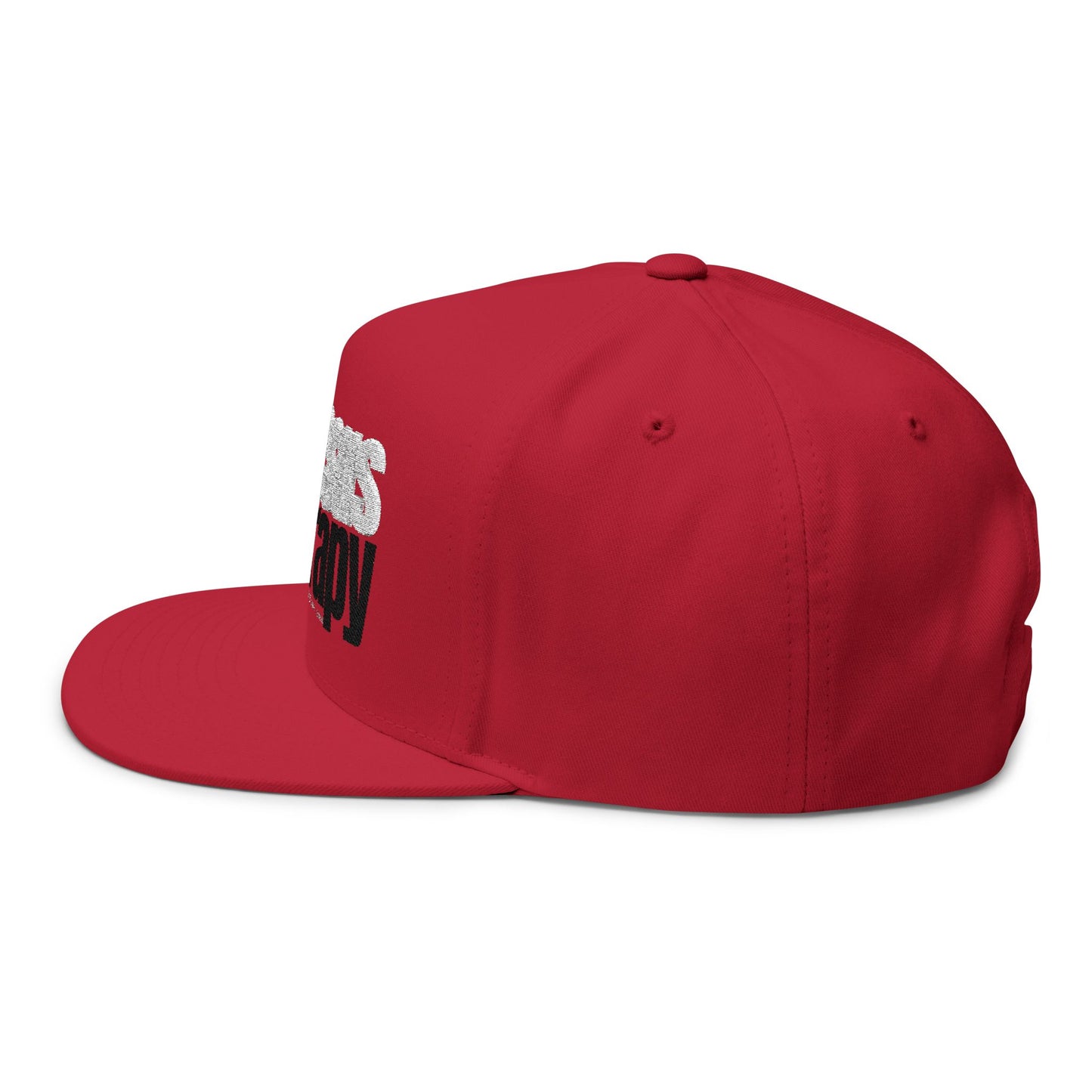 Embroidered Flat Bill Cap - Stylish Faith-Based Headwear, Perfect for Daily Wear, Gifts, Church Events, and More
