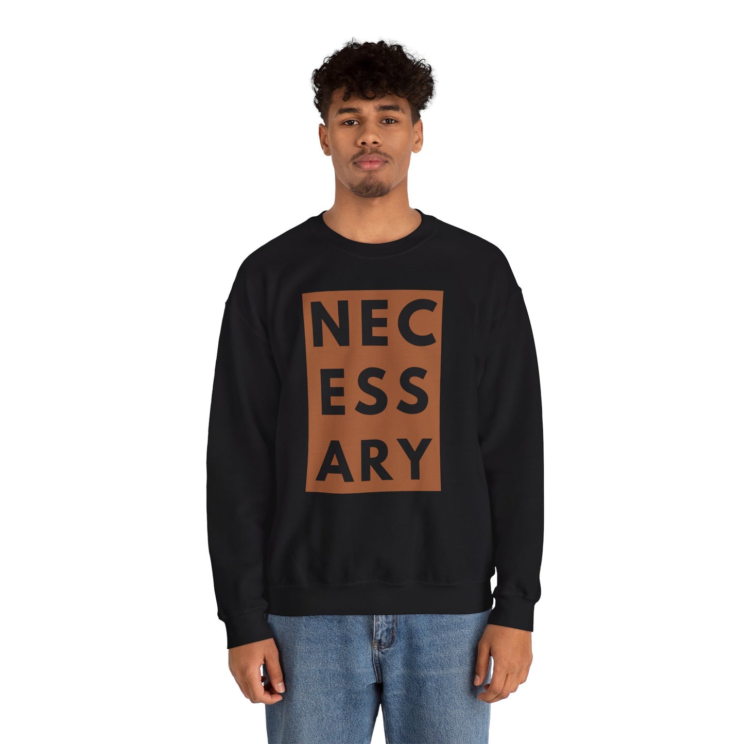 "necessary" Unisex Heavy Blend™ Crewneck Sweatshirt