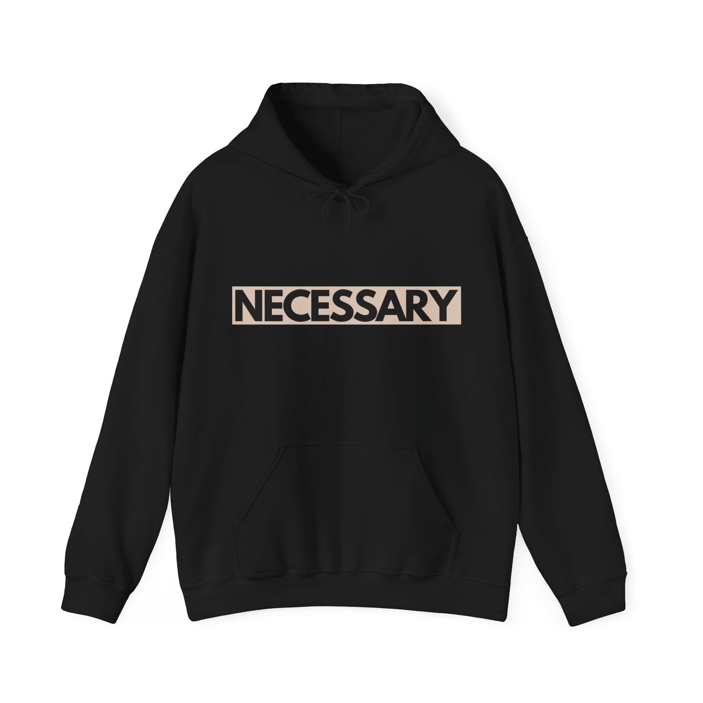 "necessary" Unisex Heavy Blend™ Hooded Sweatshirt - Nude