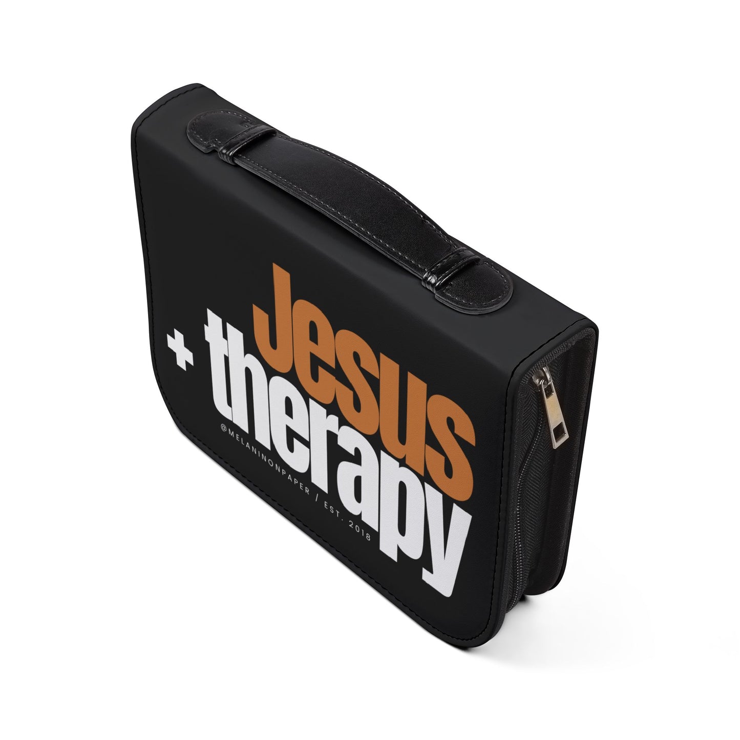 "Jesus & Therapy" Luxe Bible Cover - 4 Sizes Available
