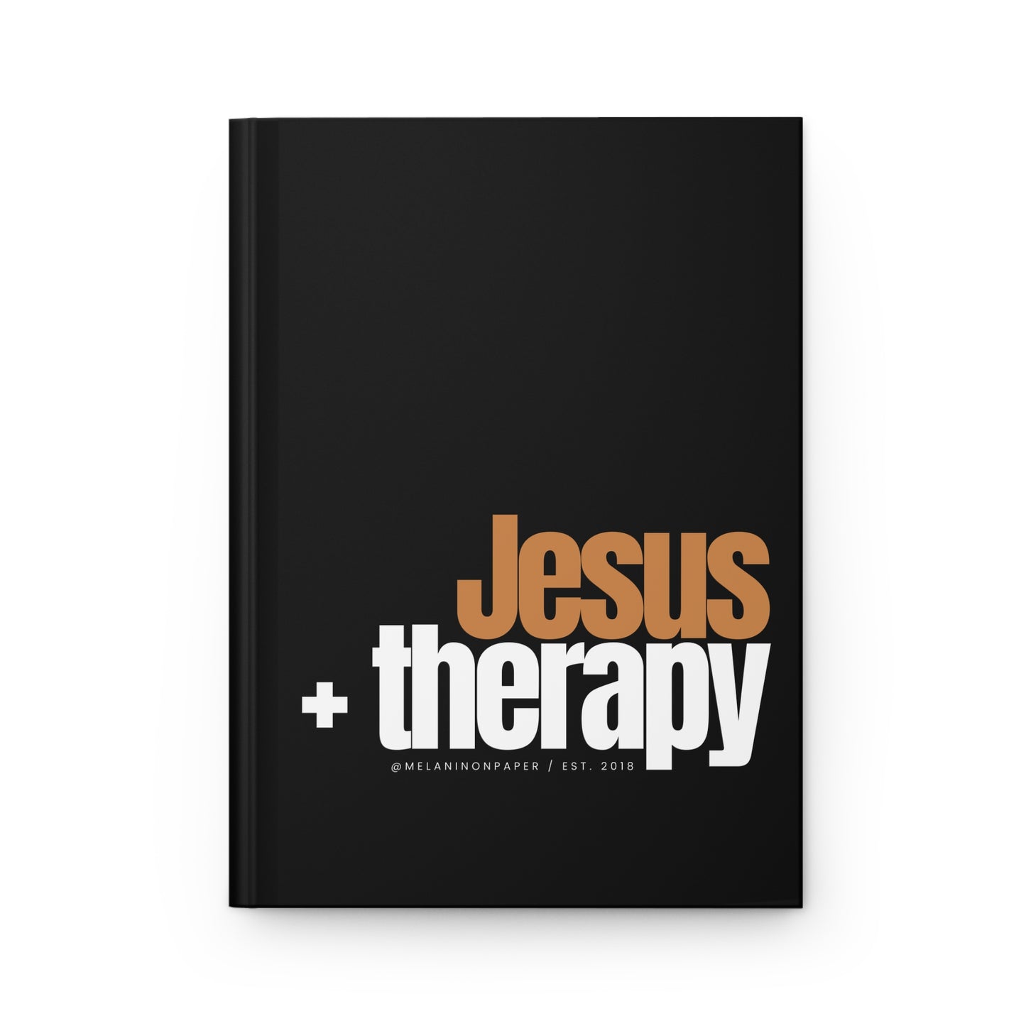 "Jesus + therapy" Velvety Matte Hardcover Journal