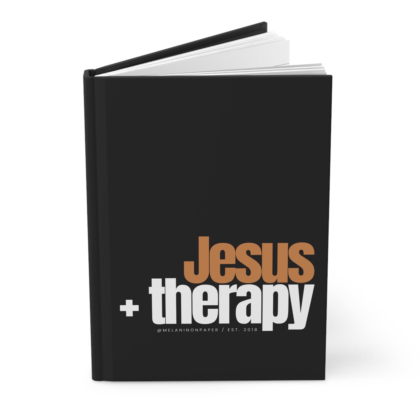 "Jesus + therapy" Velvety Matte Hardcover Journal