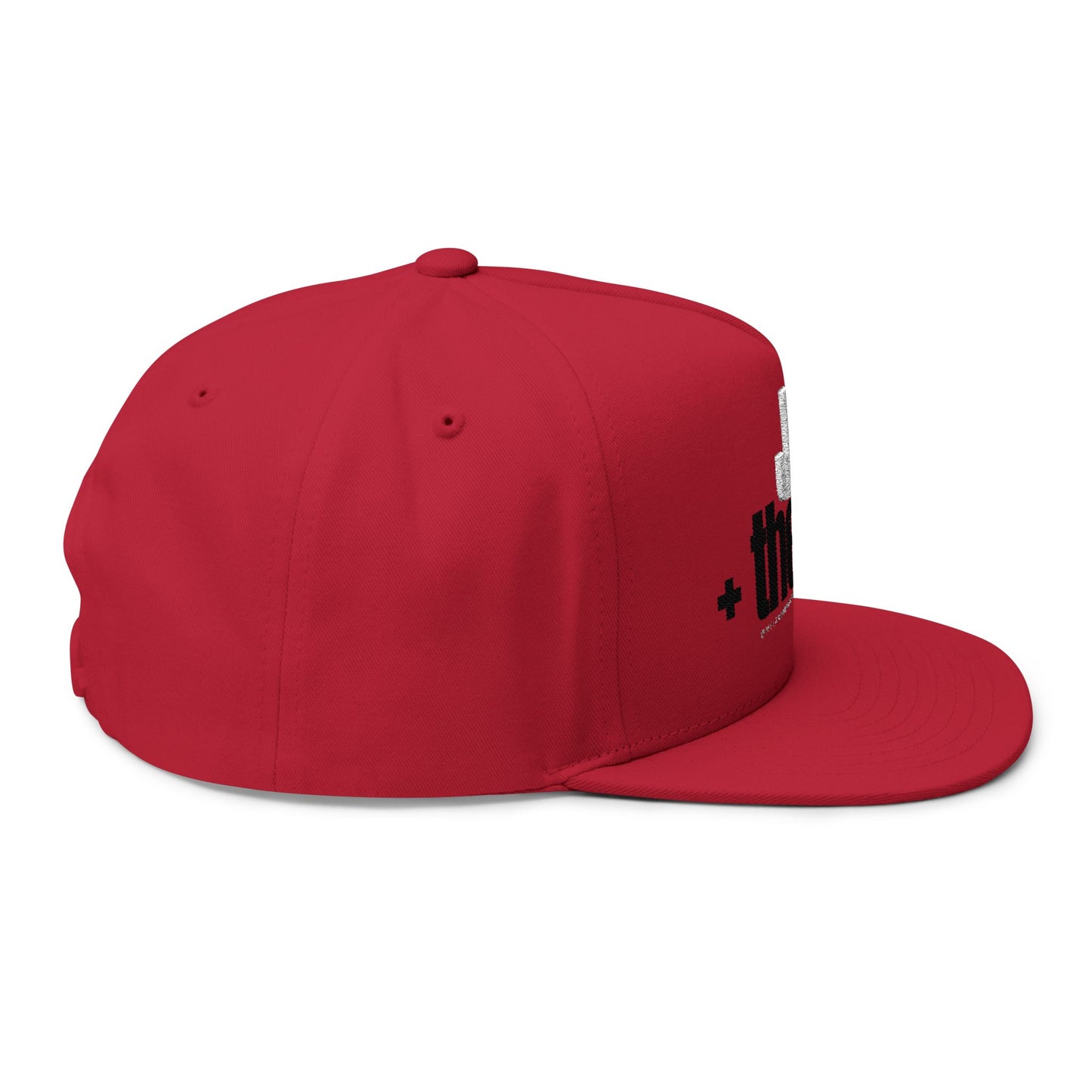 Embroidered Flat Bill Cap - Stylish Faith-Based Headwear, Perfect for Daily Wear, Gifts, Church Events, and More
