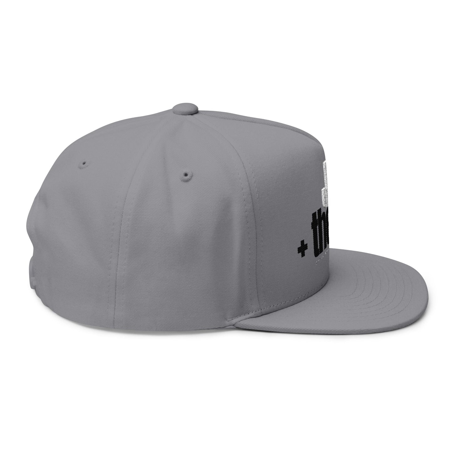 Embroidered Flat Bill Cap - Stylish Faith-Based Headwear, Perfect for Daily Wear, Gifts, Church Events, and More