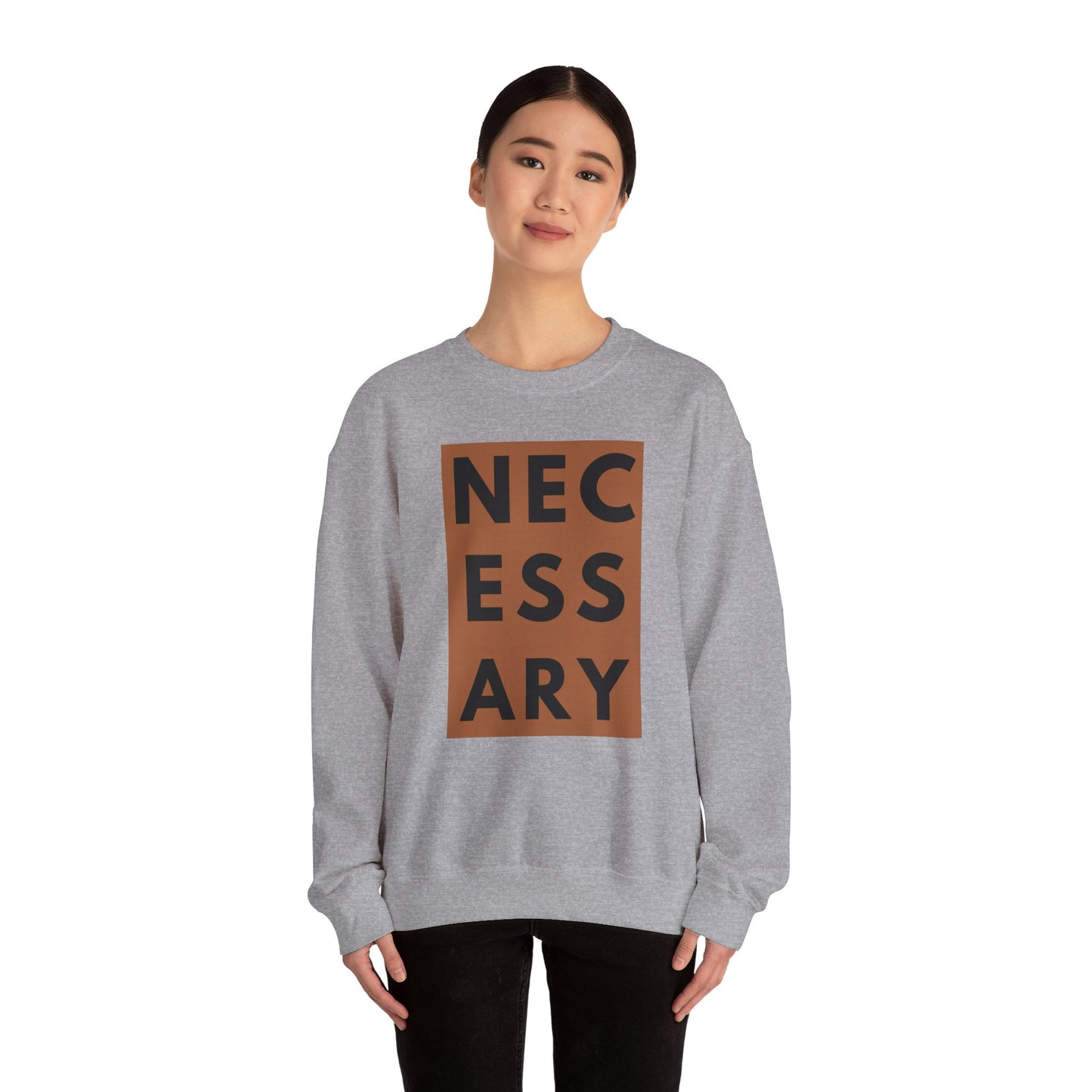 "necessary" Unisex Heavy Blend™ Crewneck Sweatshirt
